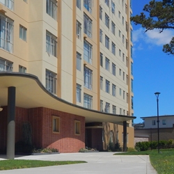 apartment building tower