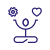 person sitting in a yoga balance position